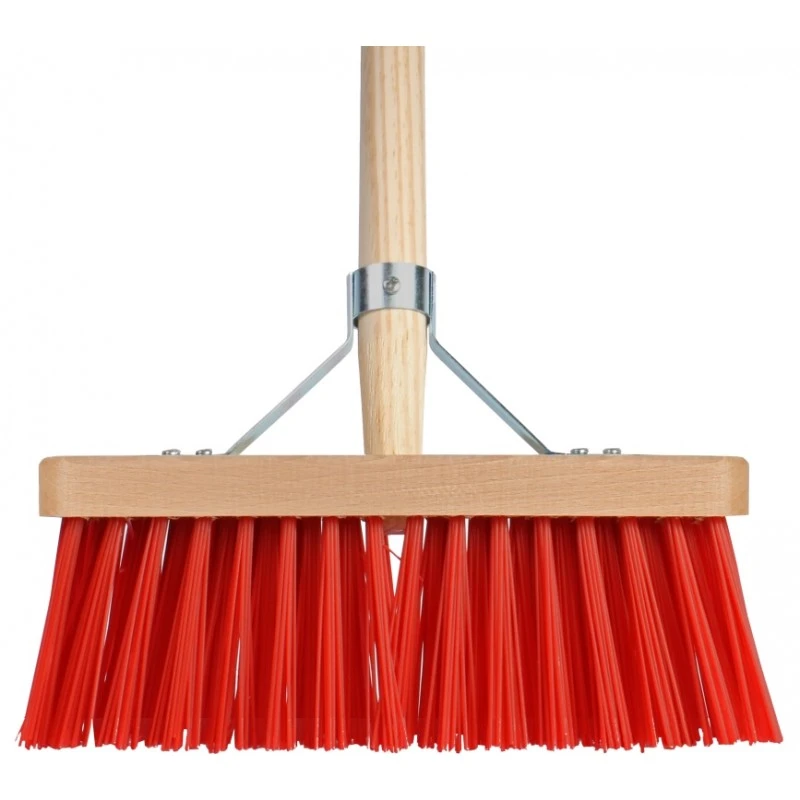 Talen Tools Bezem Rood 28cm, Incl Steel 140cm 2 Talen Tools Bezem Rood 28cm, Incl Steel 140cm